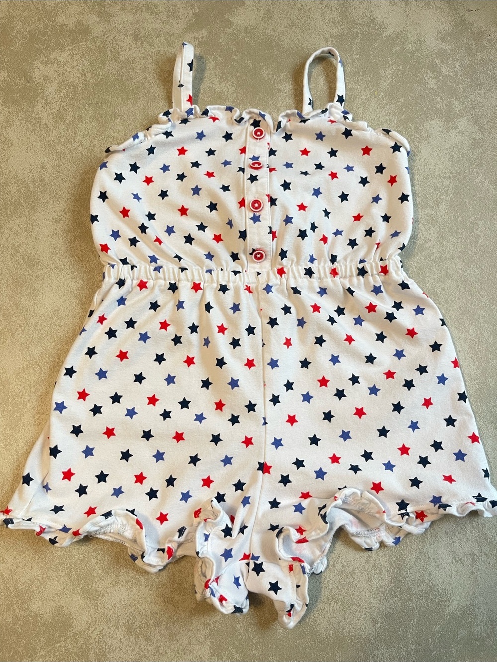 Janie and Jack patriotic
STAR RUFFLE CUFF
ROMPER